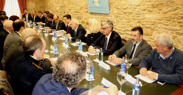 Imagen de la reunión mantenida en la Confederación de Empresarios de Galicia entre empresas de su Consejo Asesor y de los sectores logístico y tecnológico, entre ellas SIVSA, con el viceministro de Emprendimiento y Tecnología de Polonia.