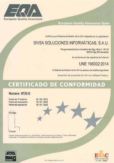 Certificación Sistemas I+D+i